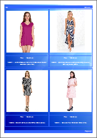 PDF catalog - blue style, 4 items per page PDF catalog - blue style, 4 items per page