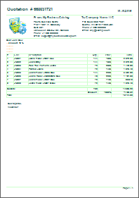 Make quotation - simple example Make quotation - simple example