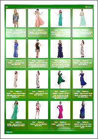 Catalog template - 16 items per page, Green style Catalog template - 16 items per page, Green style