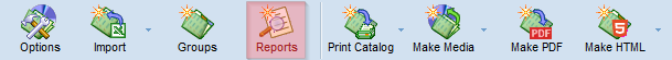'Reports' button 'Reports' button