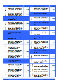 Product pricelist - Dark blue theme, two columns, with image Product pricelist - Dark blue theme, two columns, with image