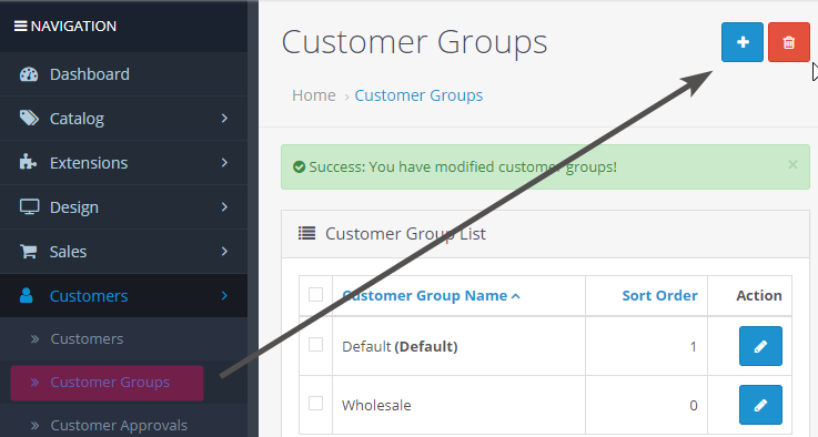 Adding customer groups in your store