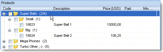 Result of import with subgroups