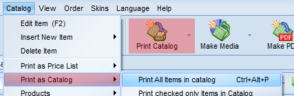 Print catalog