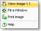 Image cintext menu