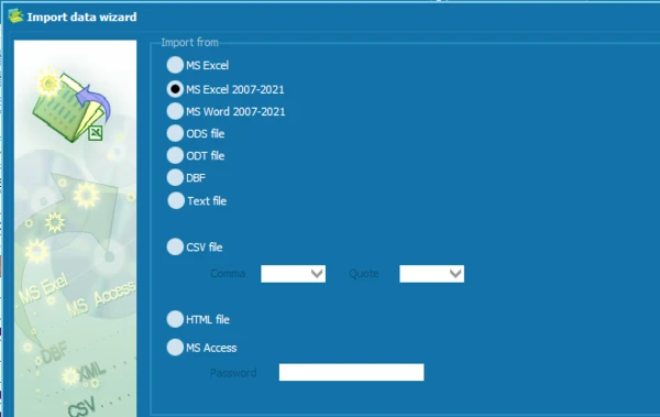 Importing product data in MyBusinessCatalog