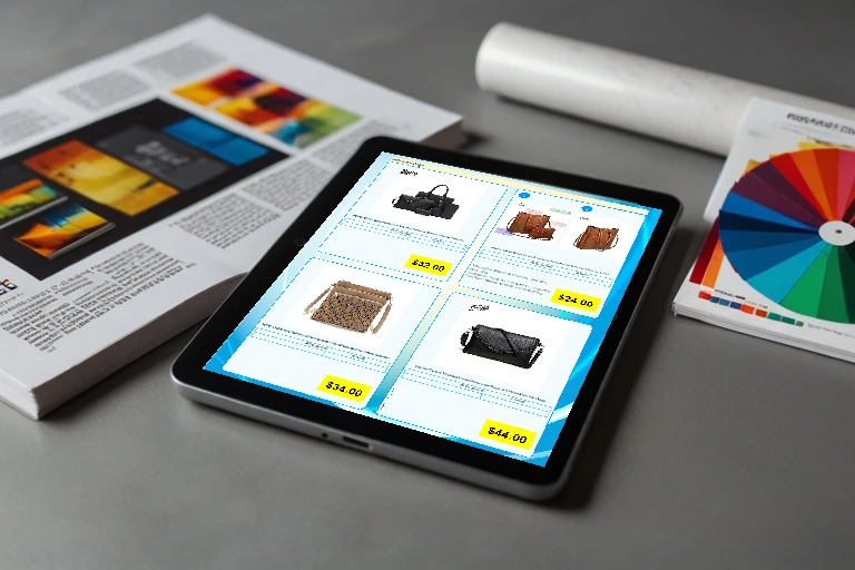 A professional PDF and printable catalog created with the software