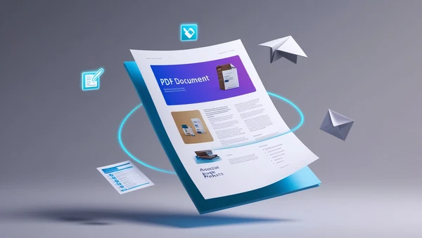 A professional PDF catalog page.