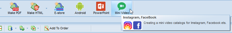 Magic button to create a video catalog Magic button to create a video catalog