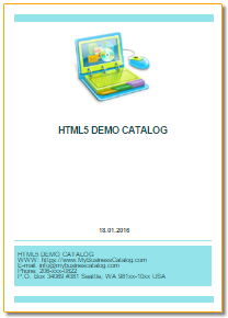 Html catalog - Title