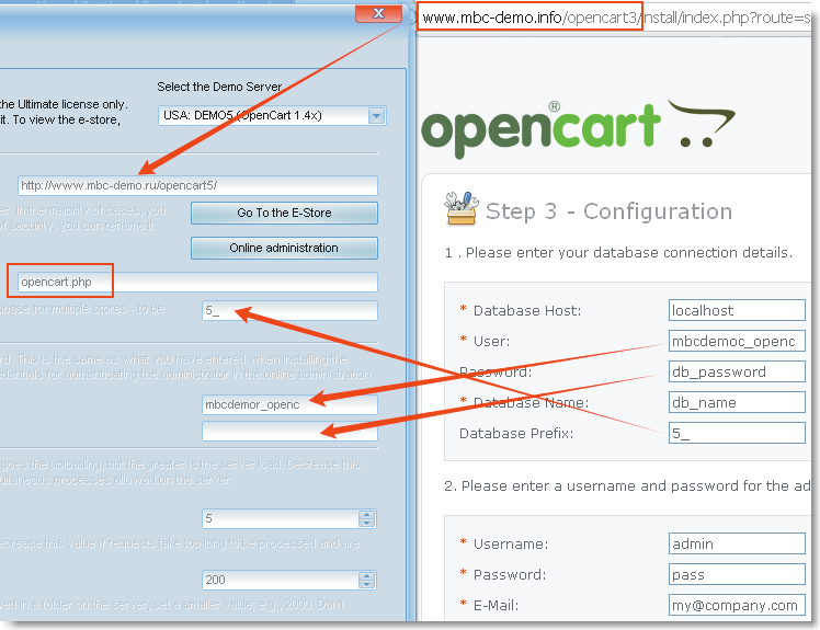 Настройка OpenCart