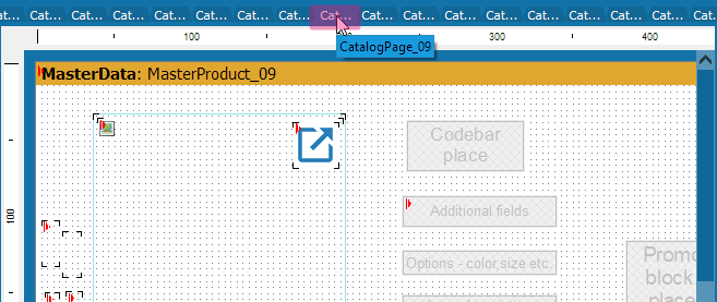 Choosing the sub-template for setting