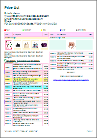 Example Compact price list