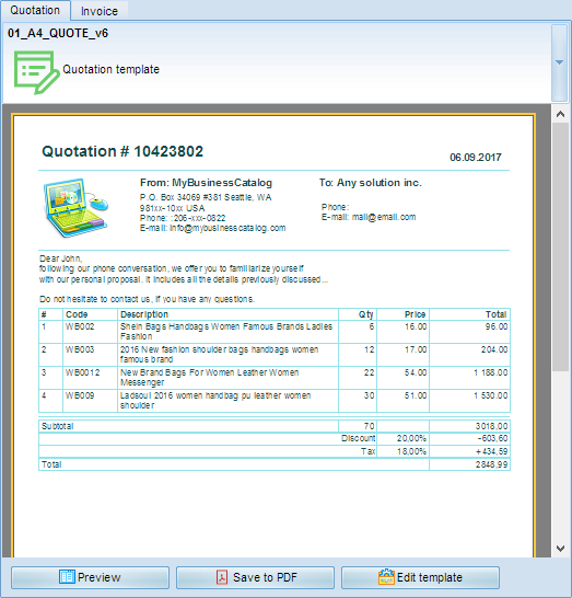 Basic Business Proposal Template from www.mybusinesscatalog.com